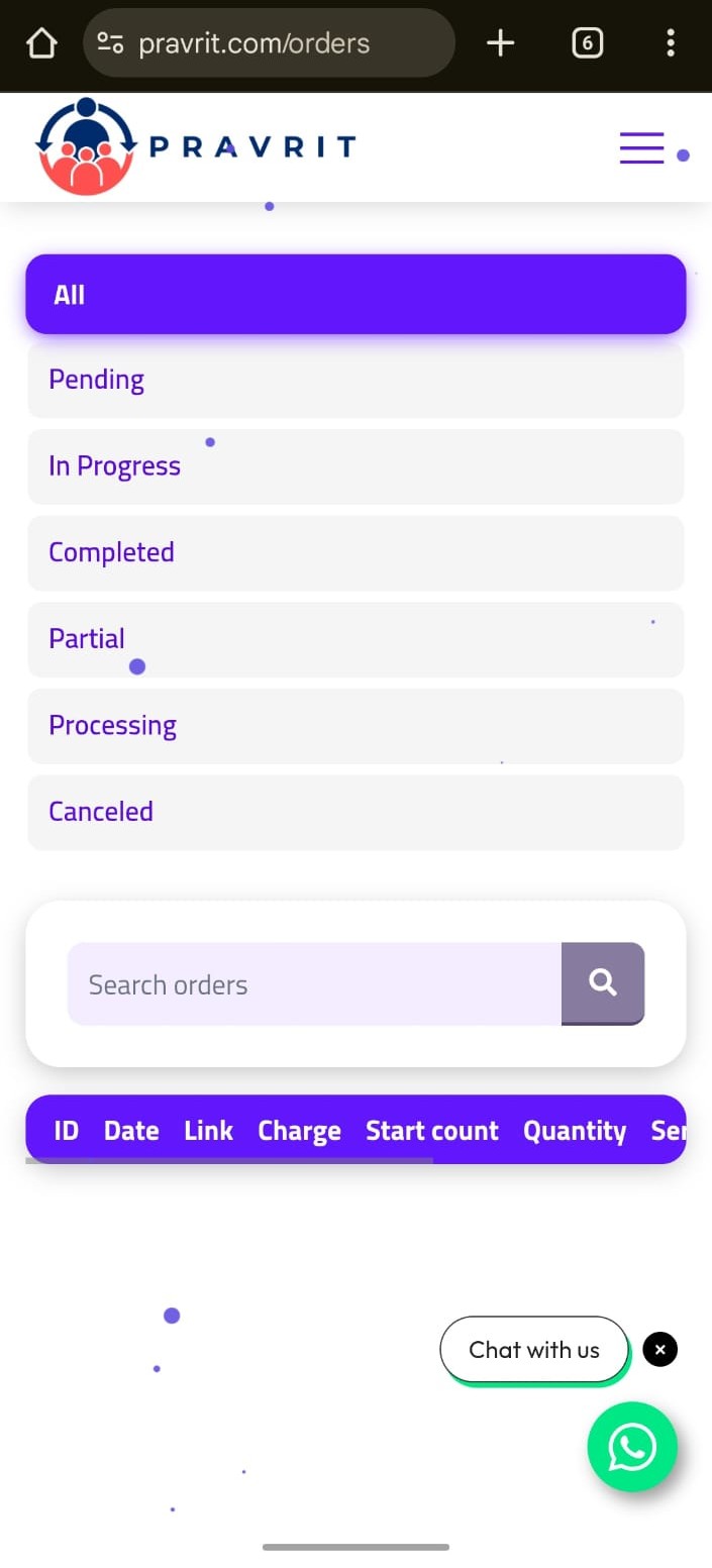 Order Status Panel