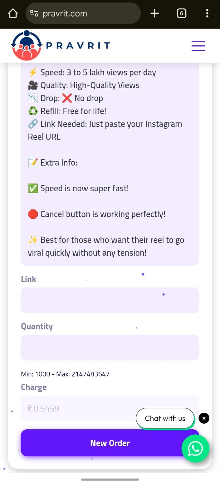 SMM Service Order